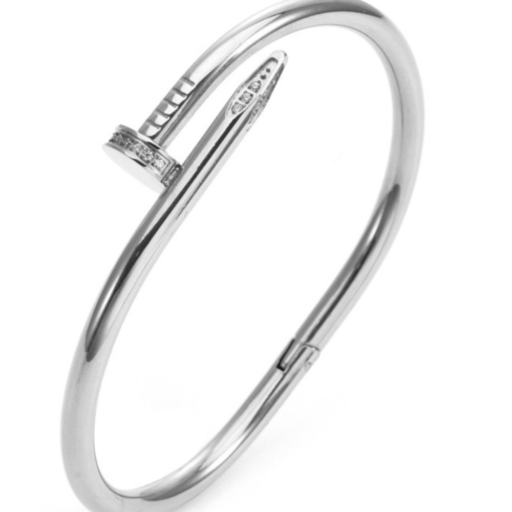 Silver Nail Bracelet -*only 1 silver left!